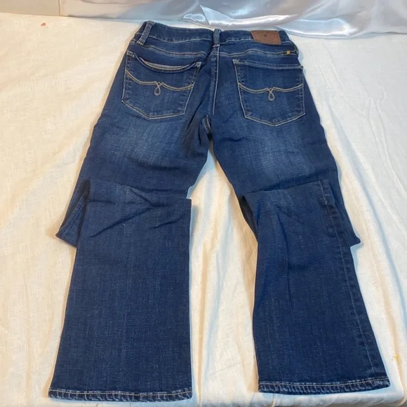 LUCKY BRAND women’s boot blue denim jeans size 25 used - Picture 3 of 6